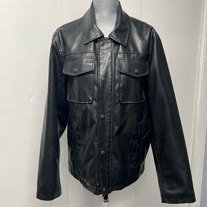 Levi’s brand black jacket. Not leather. Long sleeve, front pockets
